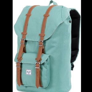 little American hershel backpack turquoise